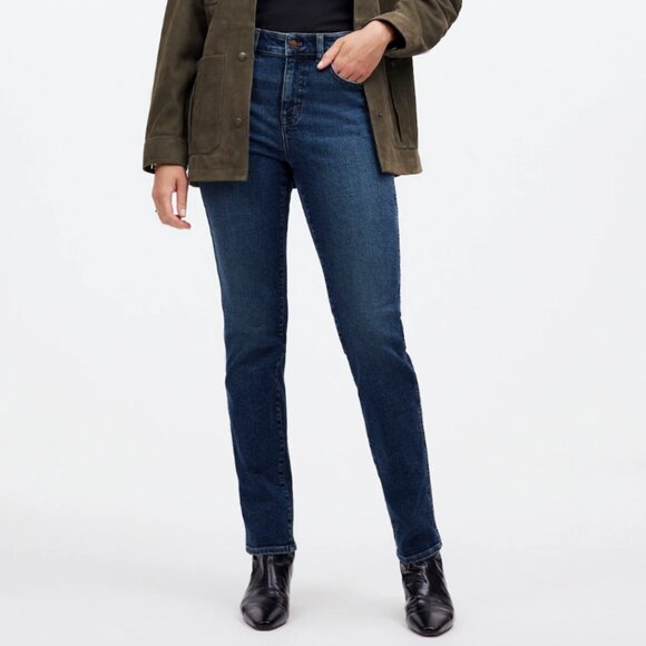NWT Madewell Stovepipe Jeans Womens 28 Deming Wash NR516 - Picture 2 of 14